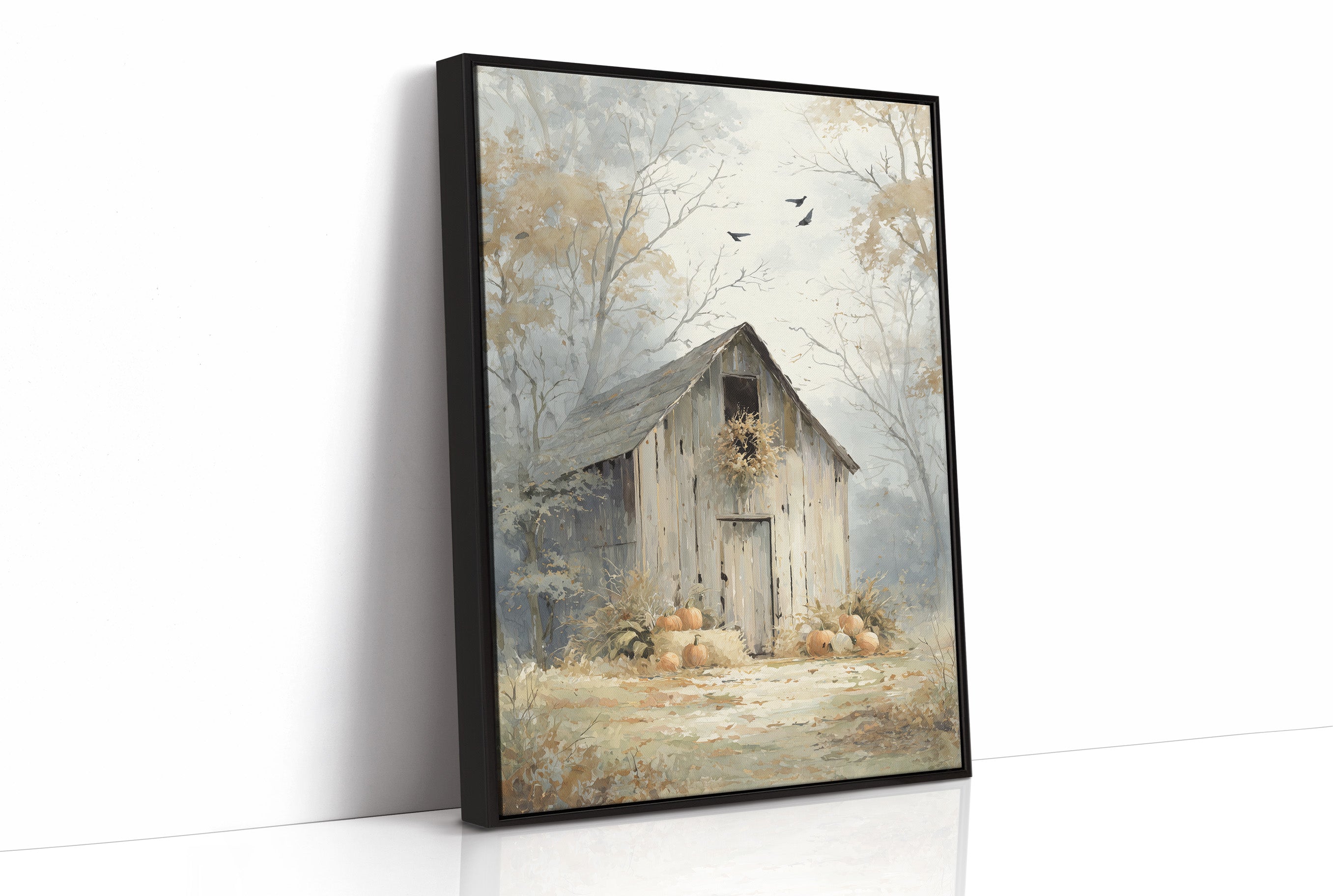 The Barn Remembers October Mornings