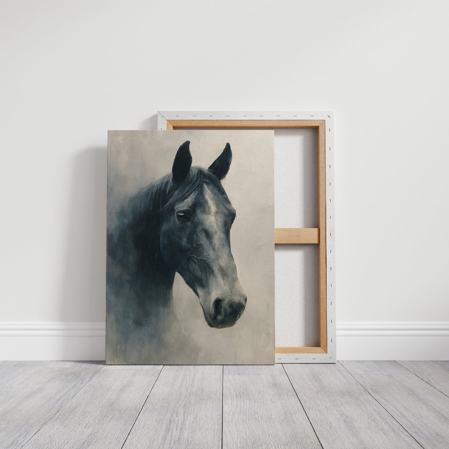 Noble Gaze In Weathered Wood
