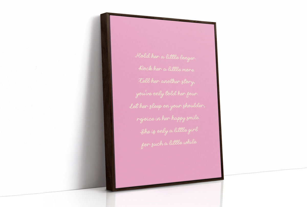 Bubblegum Lullaby in Cream Cursive