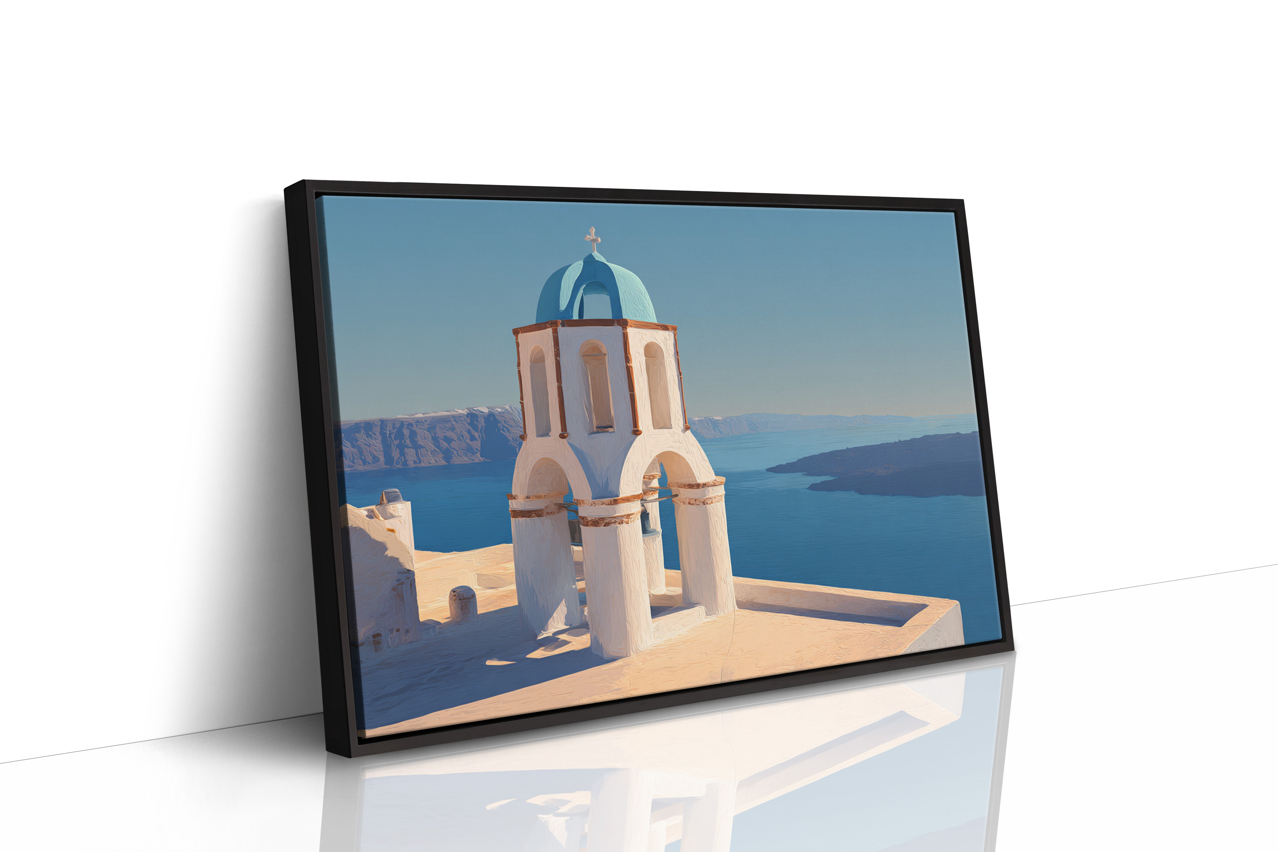 Aegean Light Bathes Sacred Heights