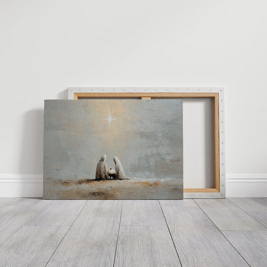 The Holy Family at the Manger
