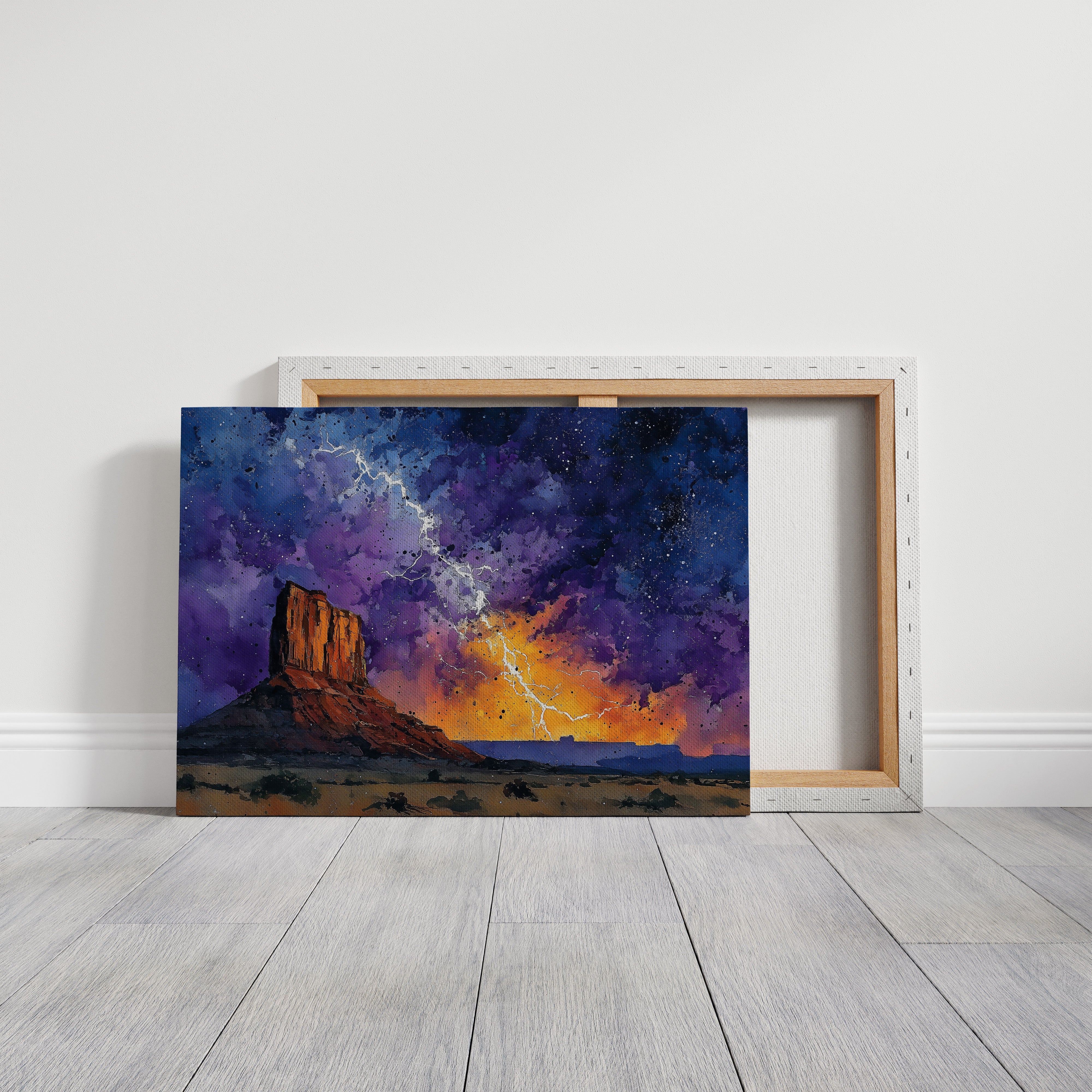 Lightning Storm Over the Mesa