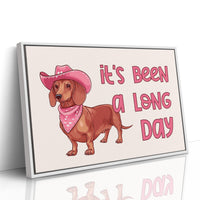 Its Been a Long Day Cowgirl Dachshund