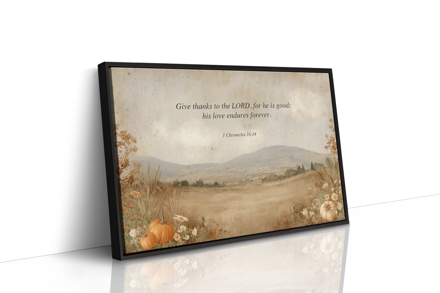 Scripture Rests Among Autumn Fields