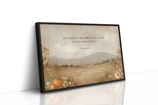 Scripture Rests Among Autumn Fields