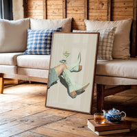 Sipping Sunshine in Stitched Boots