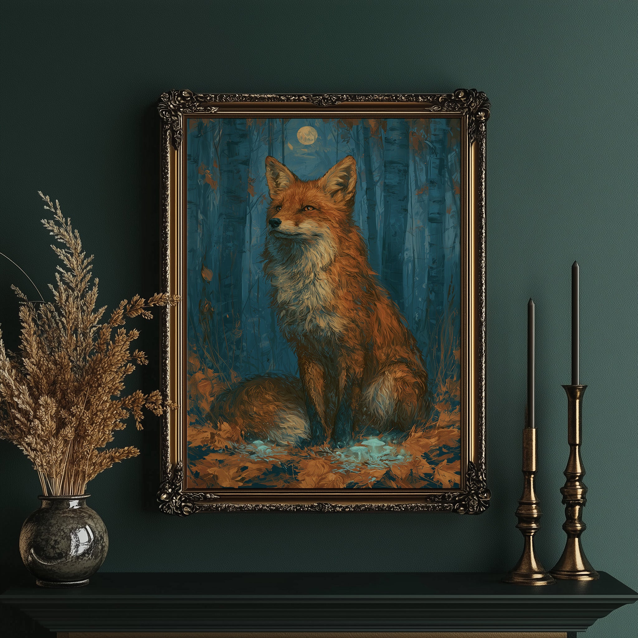Moonrise Over the Fox's Den