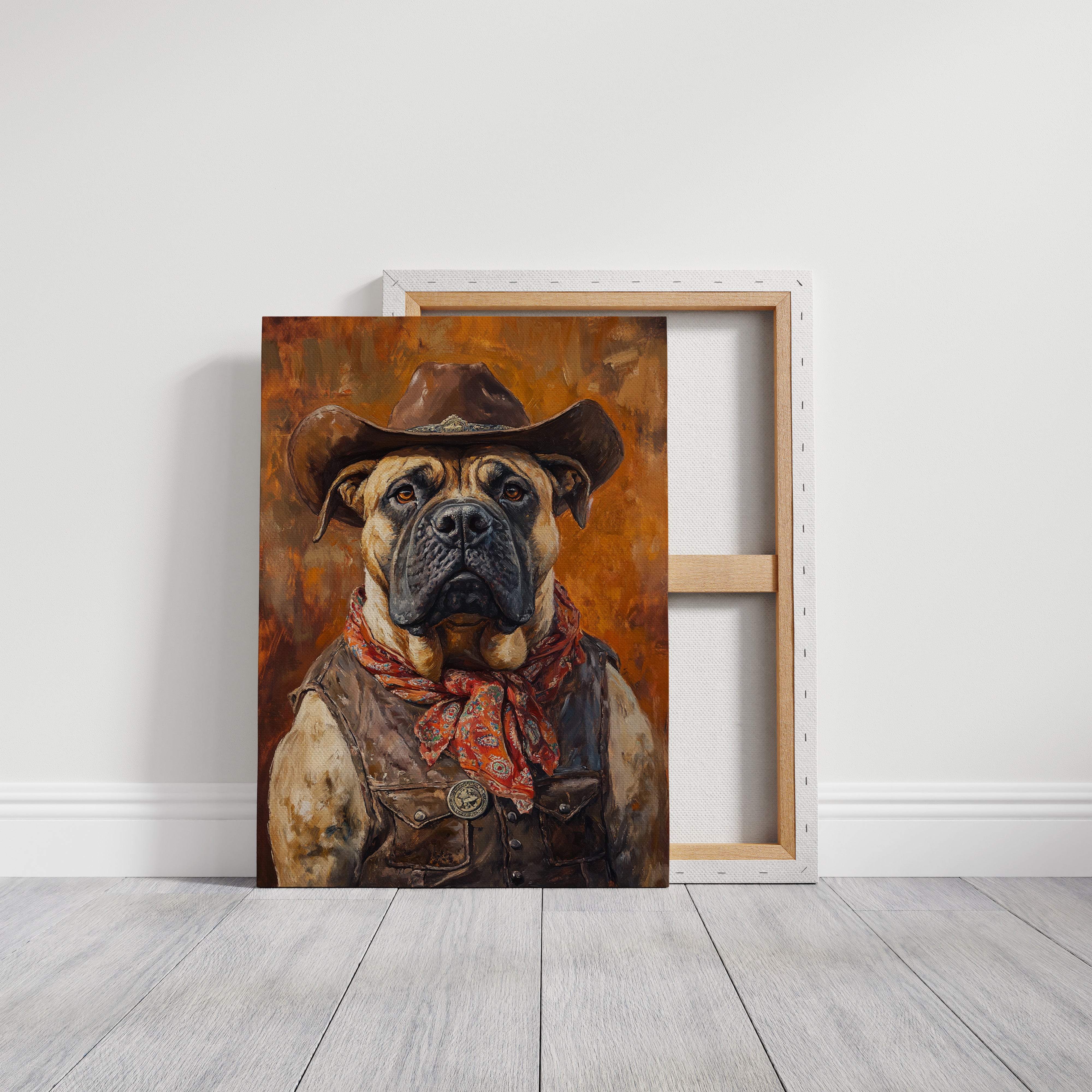 Bullmastiff Sheriff of the High Plains