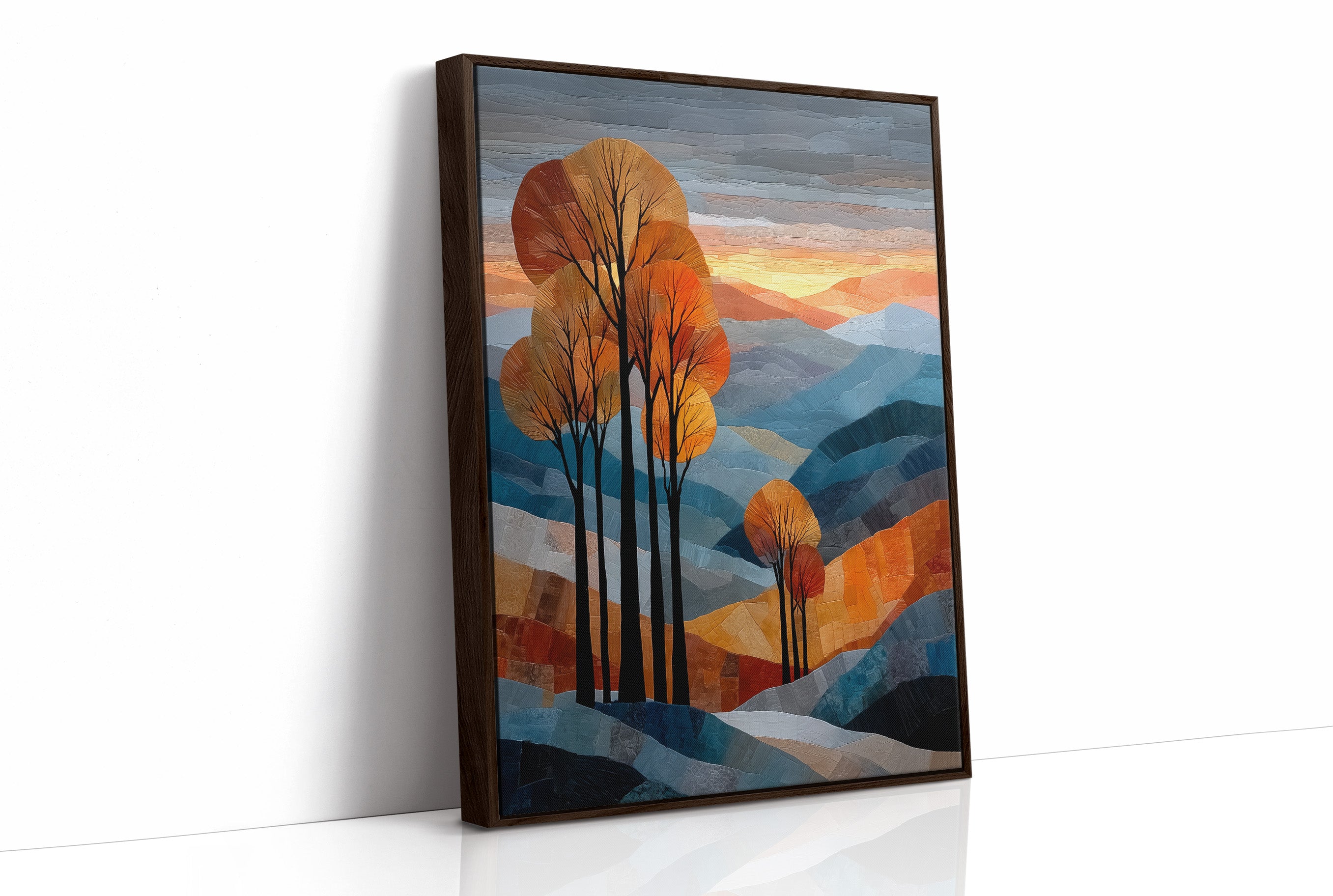 Amber Trees, Blue Hills