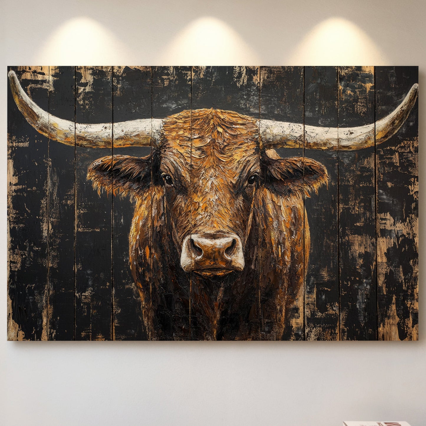 Highland Cattle Wears Autumn's Crown