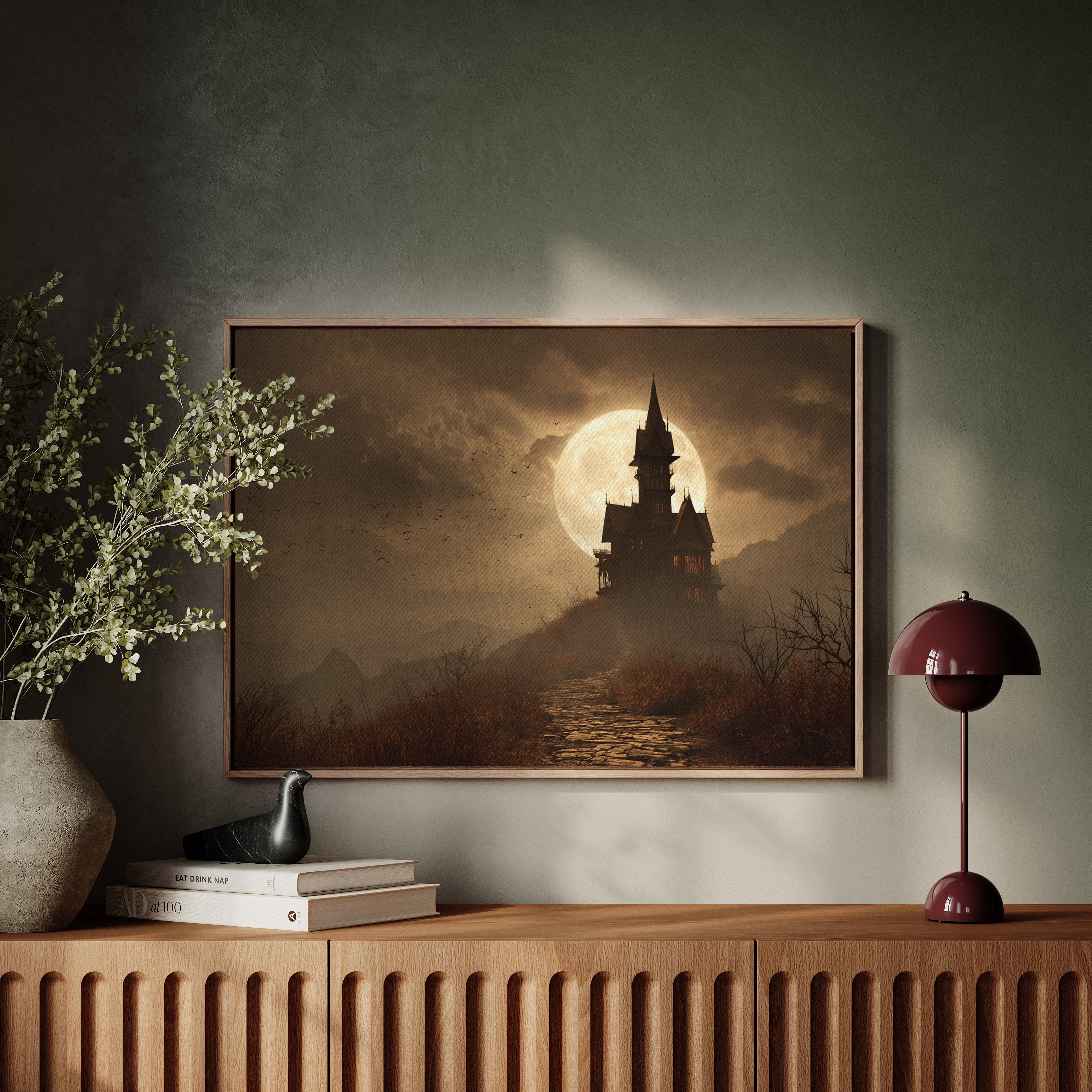 The Watcher Beneath the Moonlight