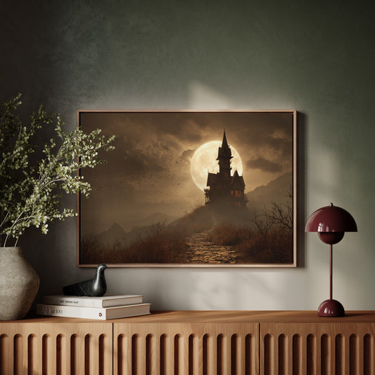 The Watcher Beneath the Moonlight