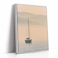 Sailboat Stillness At Dawn