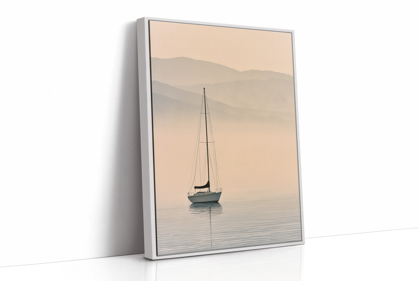 Sailboat Stillness At Dawn
