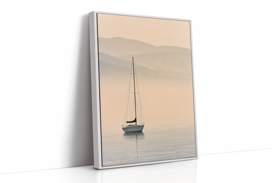 Sailboat Stillness At Dawn