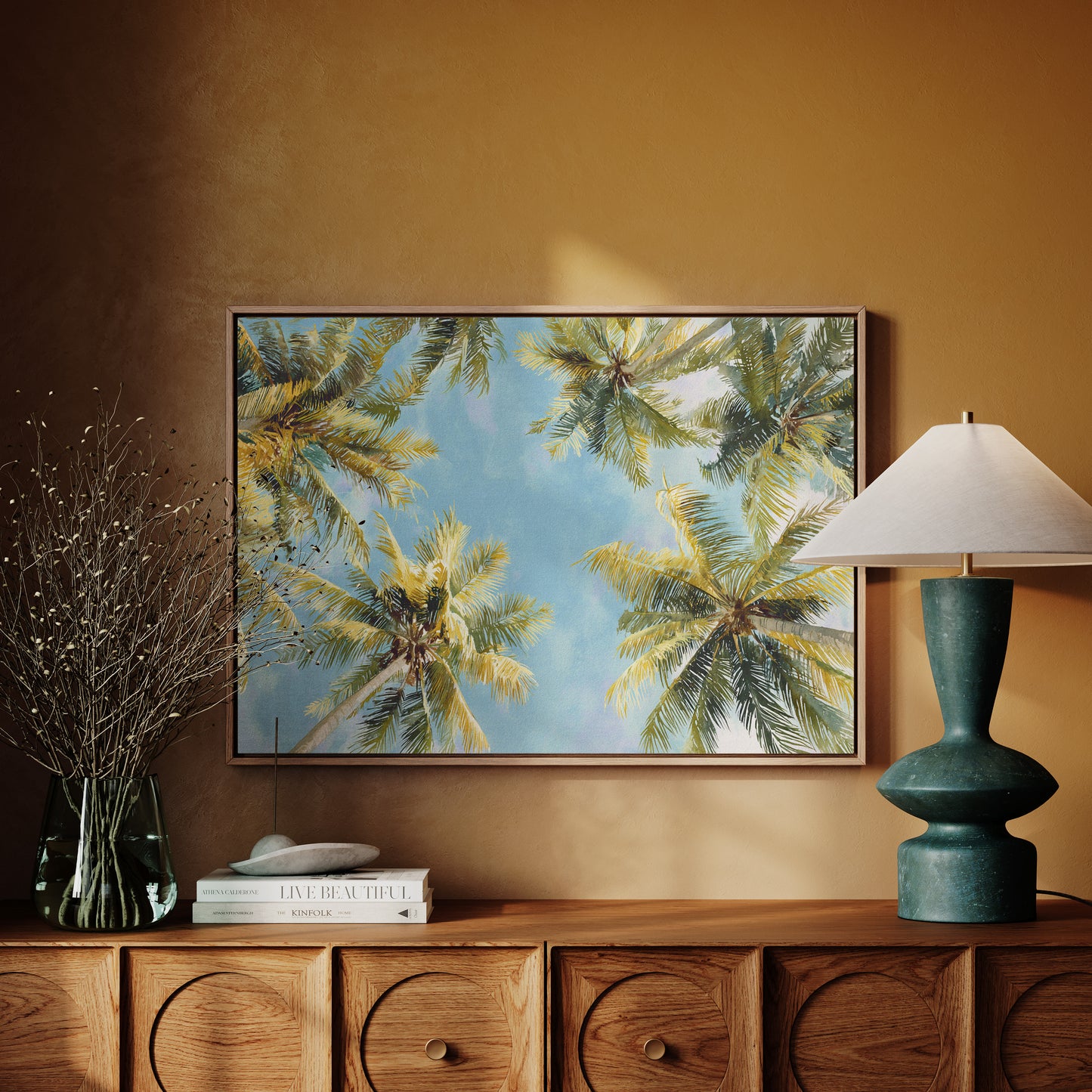 Summer Breeze Lifts Palm Stories