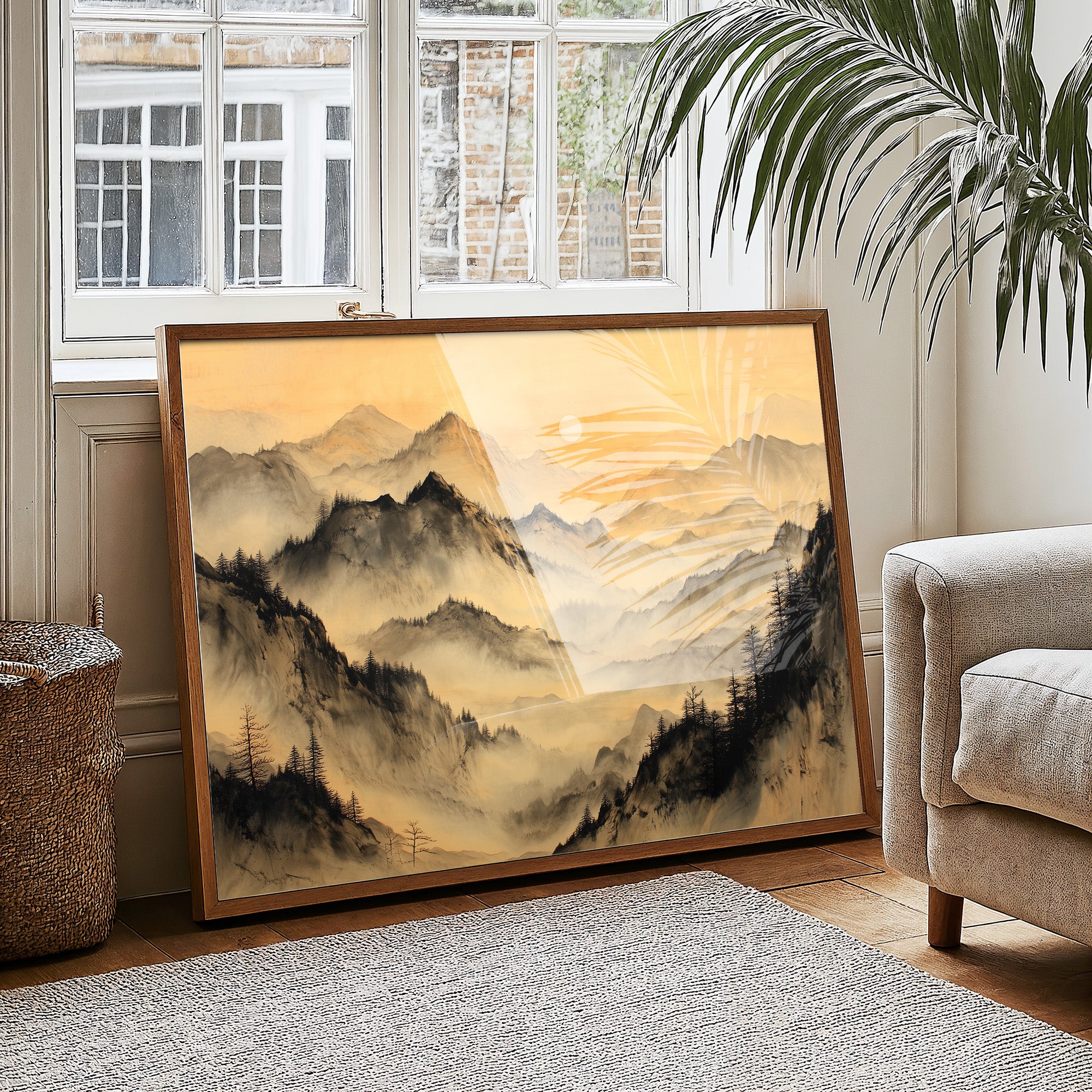 Mountains Rest In Golden Hour