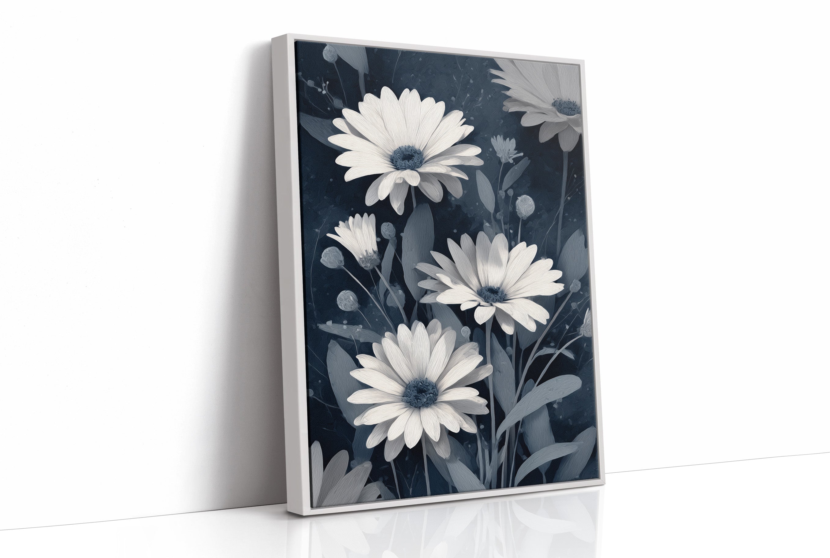 Three Daisies Holding the Dark