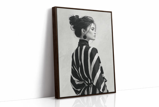 Back Turned, Bold Stripes