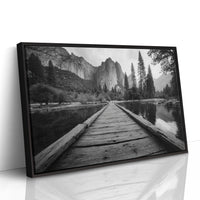 Wooden Path To Mountain Majesty