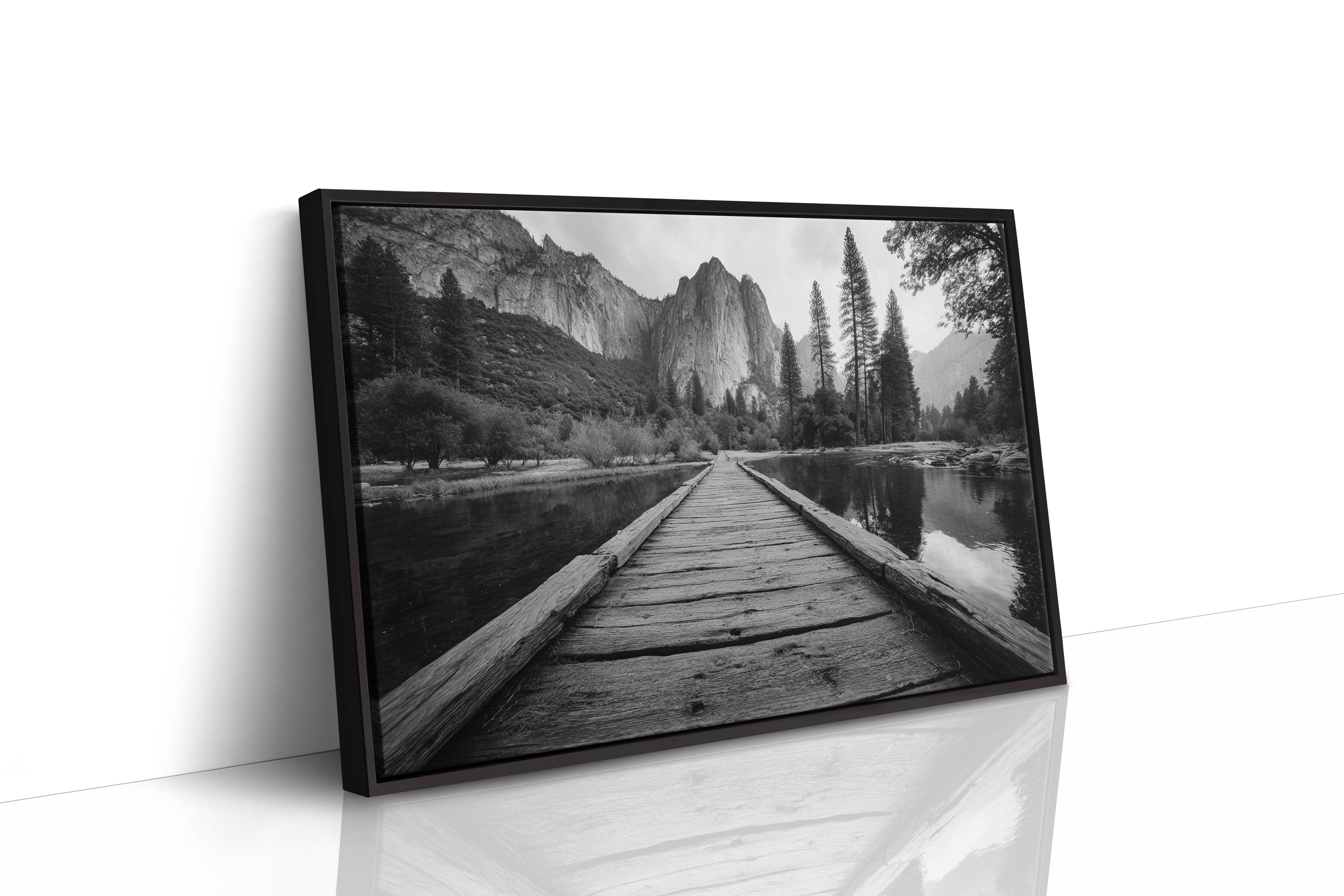 Wooden Path To Mountain Majesty