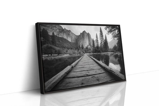 Wooden Path To Mountain Majesty