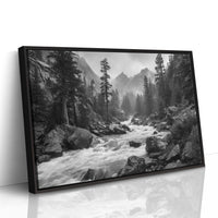 Wild Waters Carve Mountain Memories
