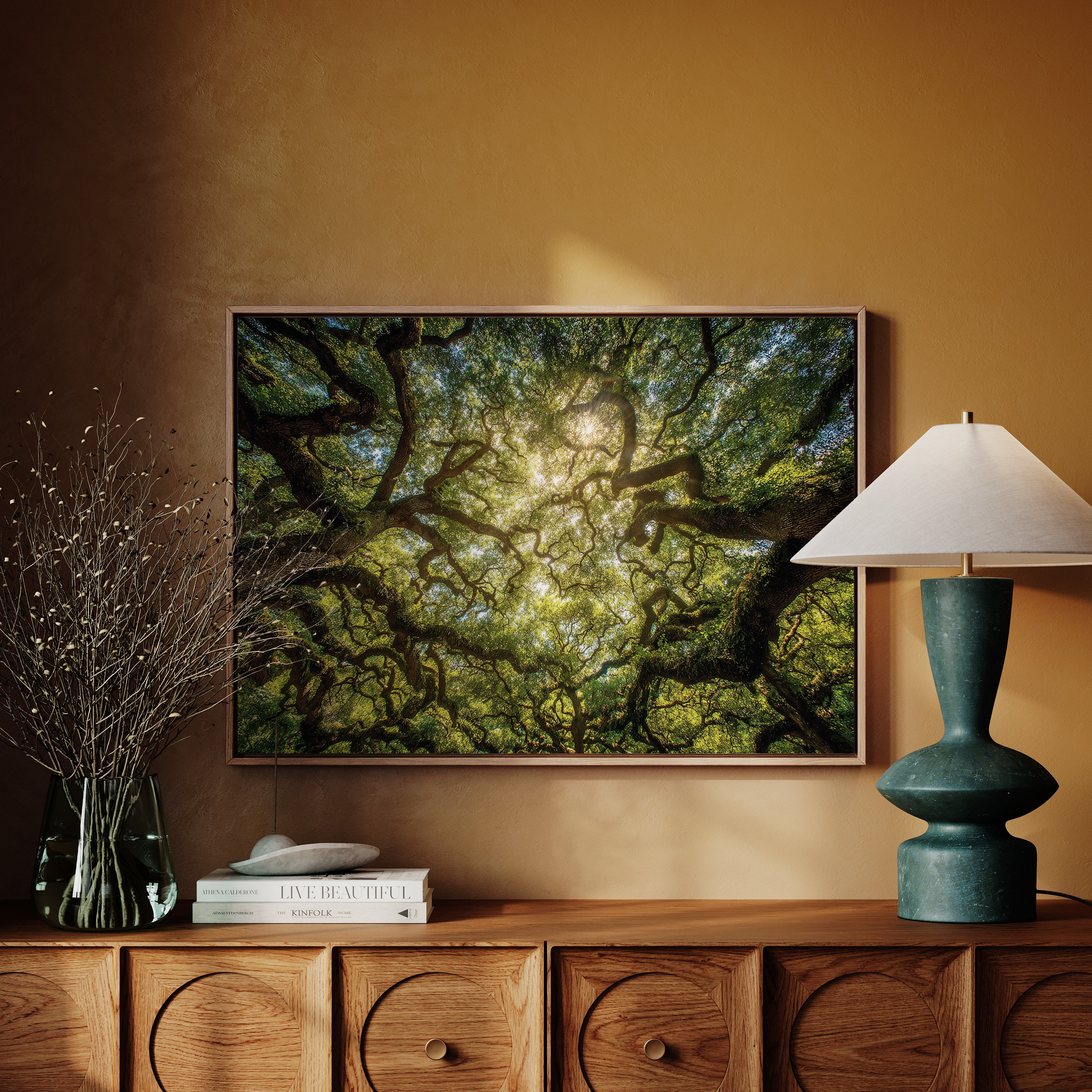 Ancient Oaks Weave Summer Light