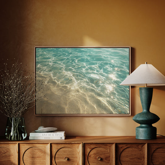 Crystal Tides Kiss Golden Shore