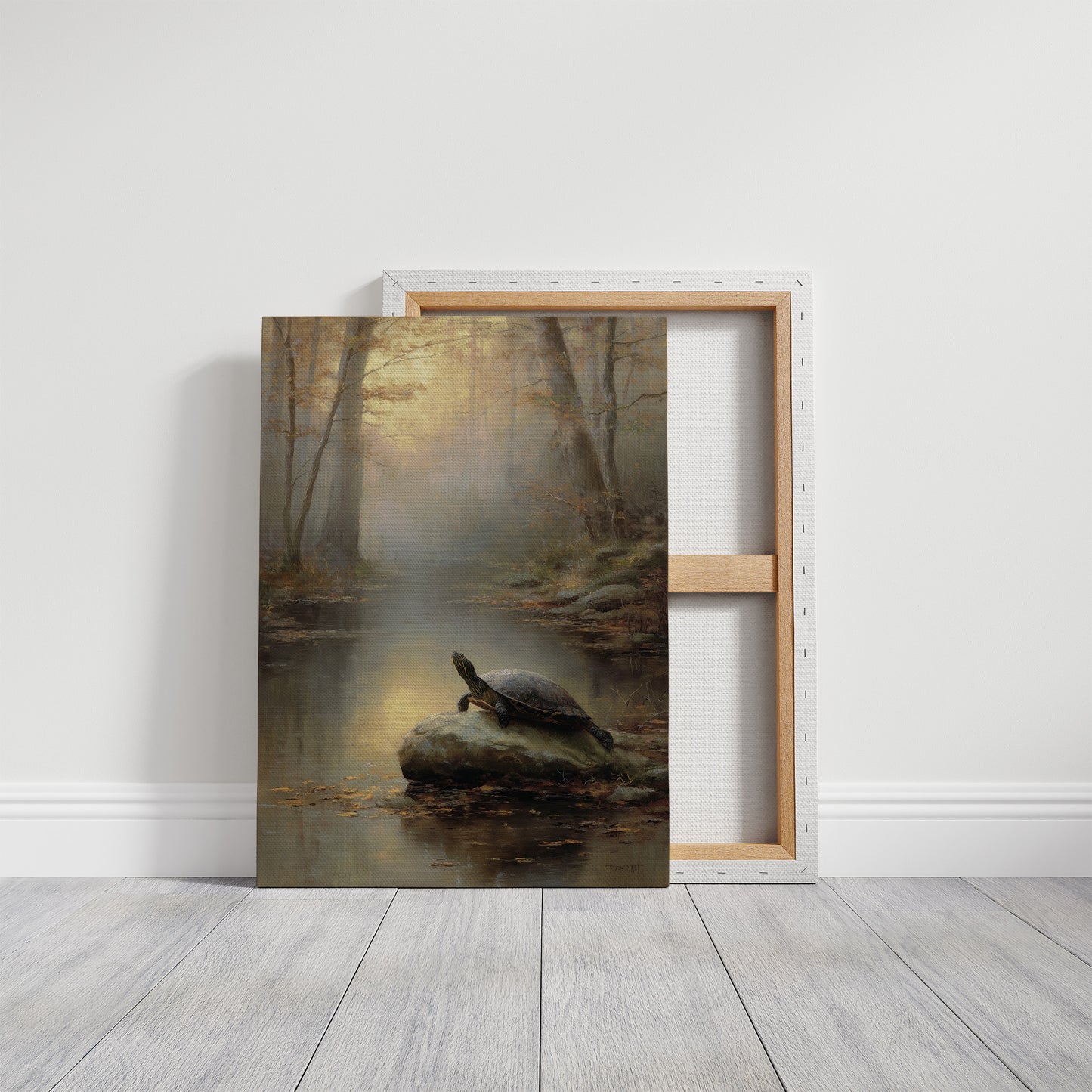 Solitude Bathes in Golden Mist