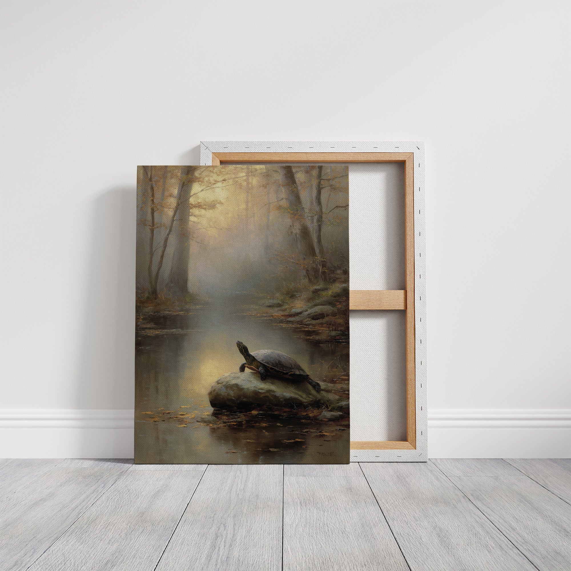 Solitude Bathes in Golden Mist