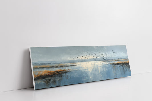 Coastal Marsh Birds Landscape Wall Art