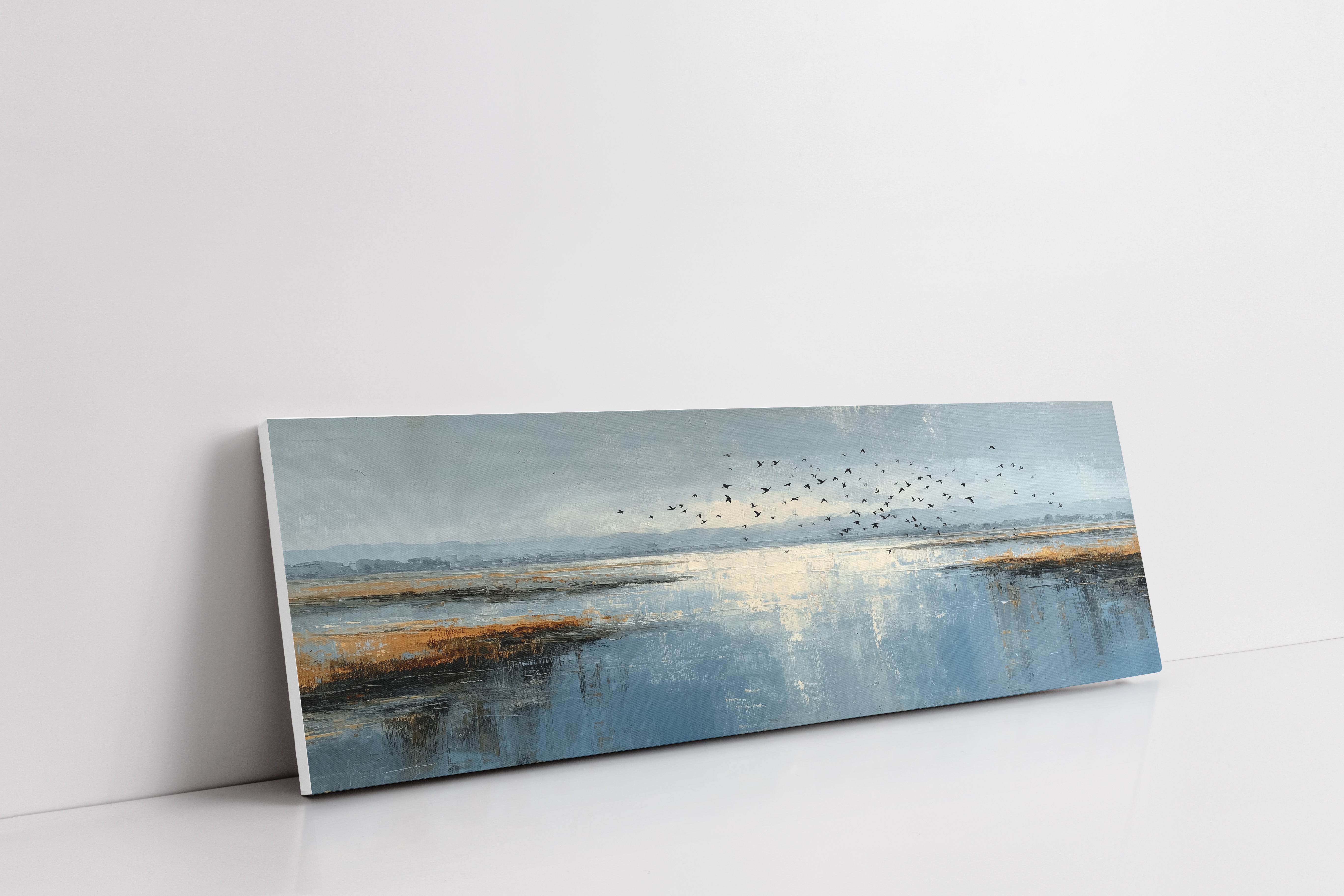 Coastal Marsh Birds Landscape Wall Art