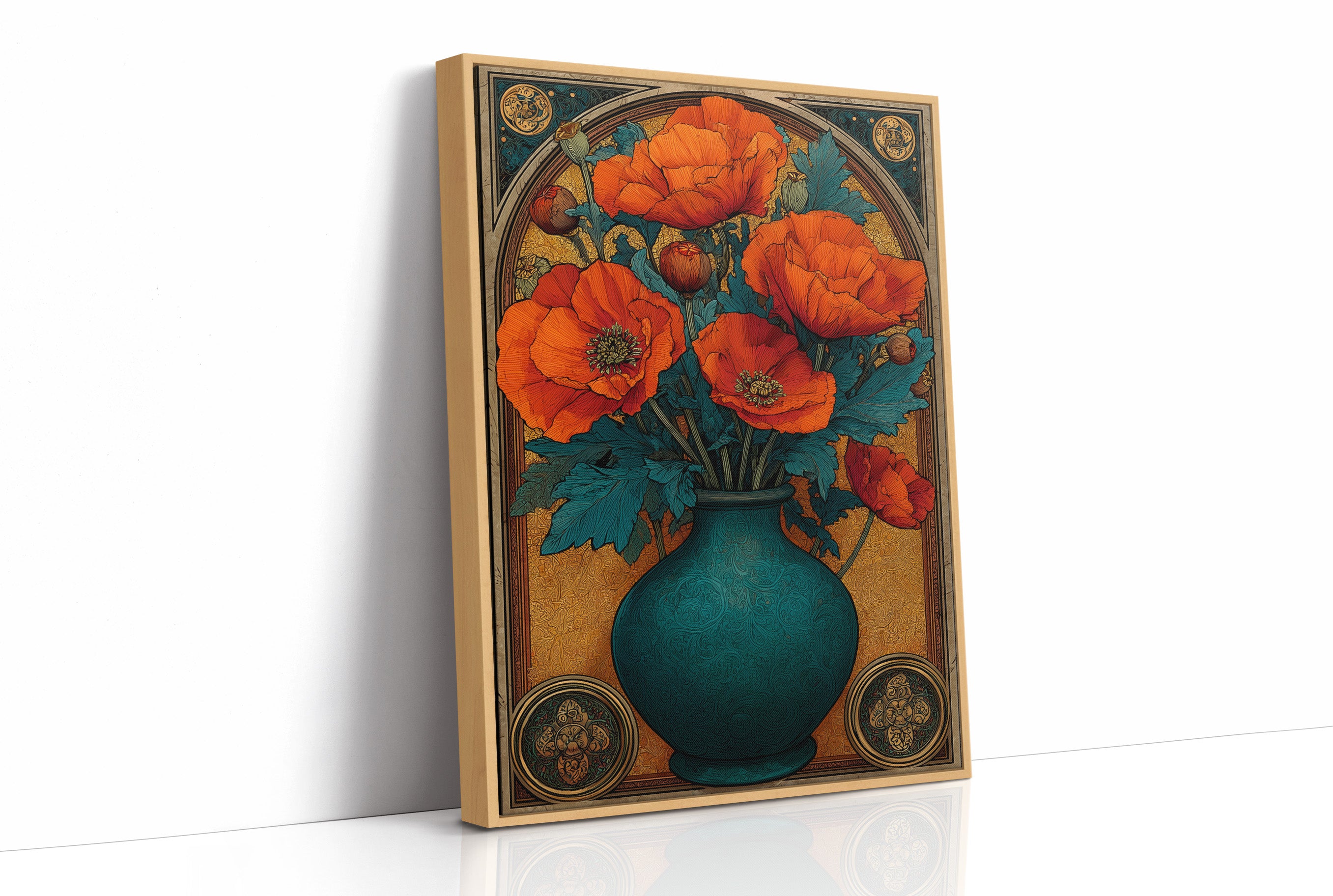 Poppies in the Gilded Room