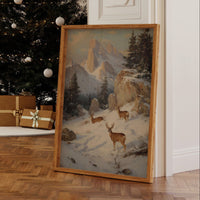 Mountain Deer Find December's Light