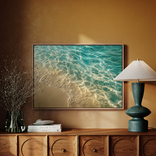 Sunlight Dances On Turquoise Tides