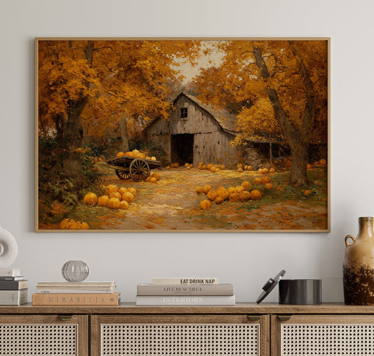 Harvest Gold Beneath Amber Canopy