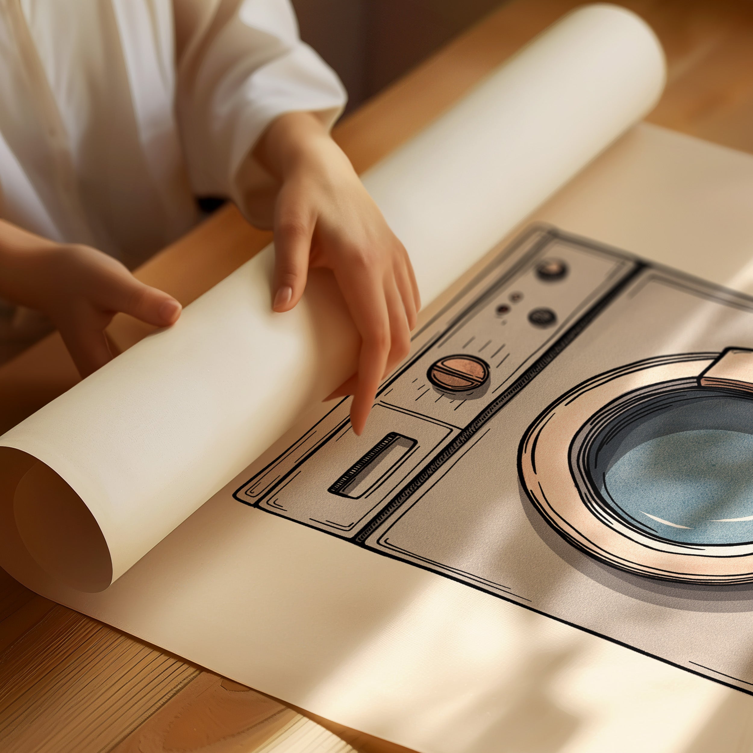 Wash In Simple Lines