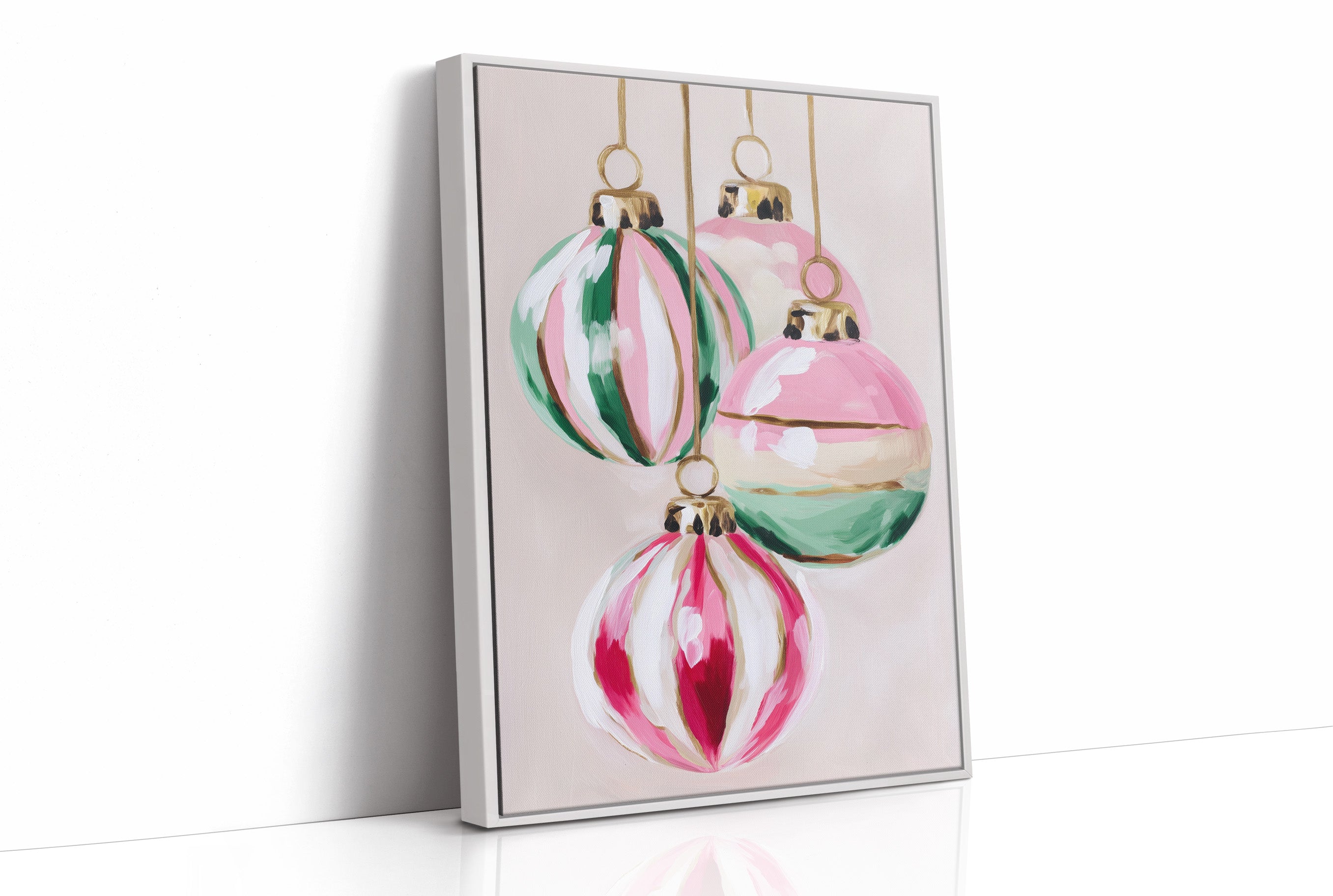 Pastel Ornaments Dancing in Light