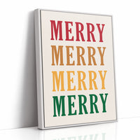 Holiday Words In Warm Cascade