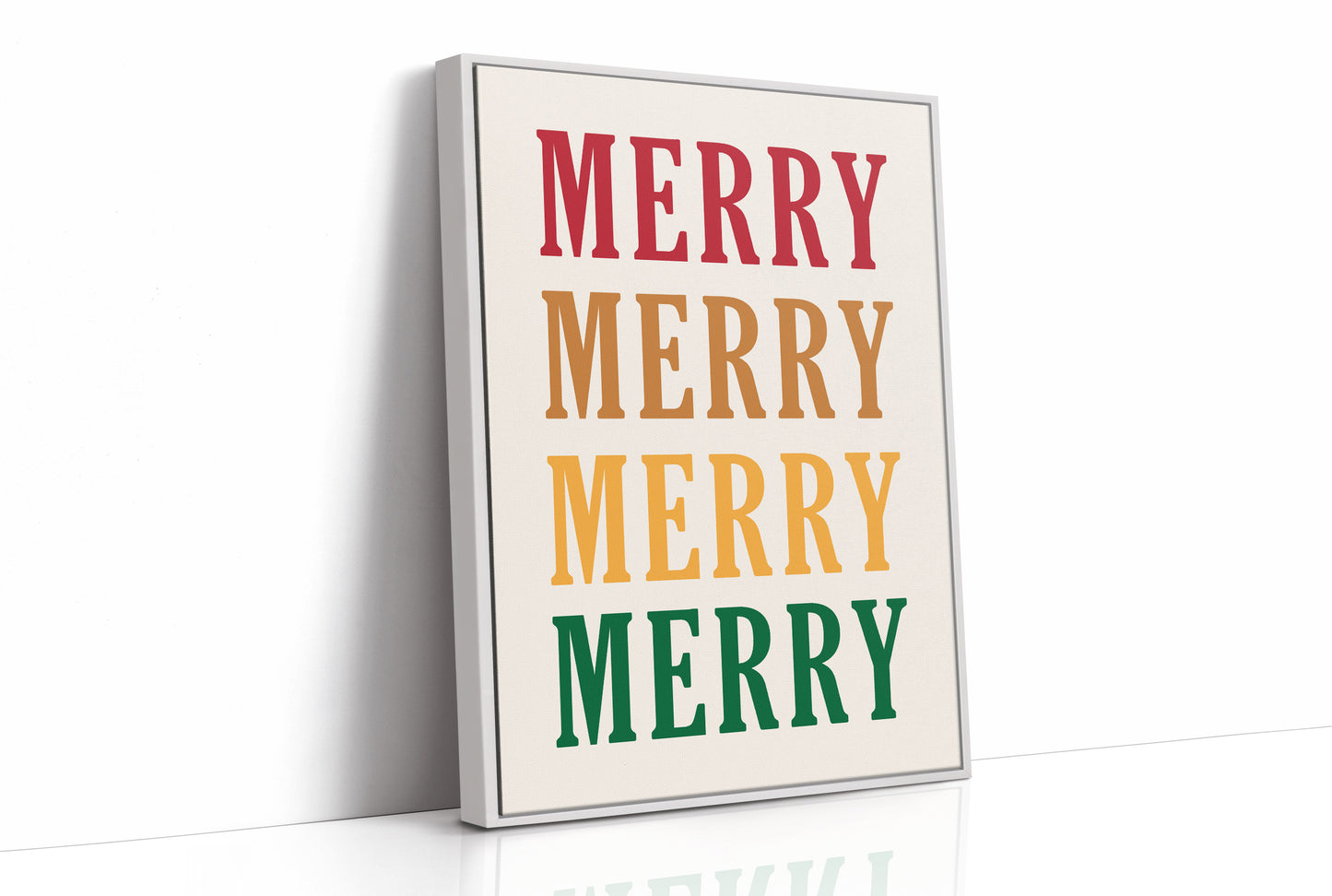 Holiday Words In Warm Cascade