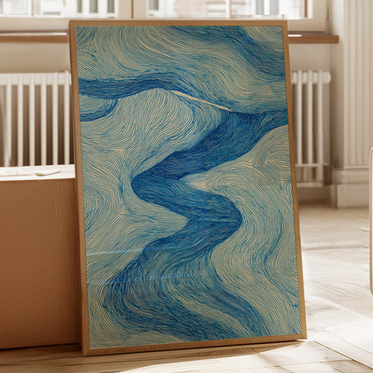 Currents of Blue and White