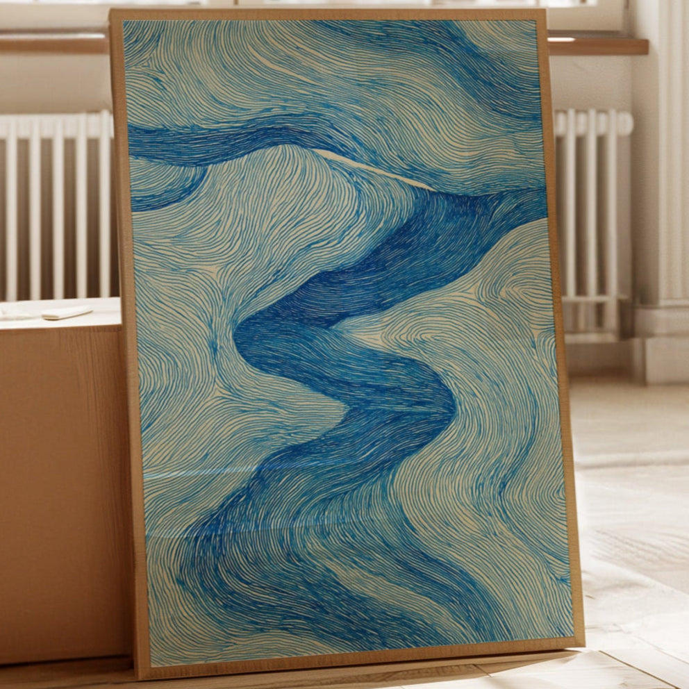 Currents of Blue and White