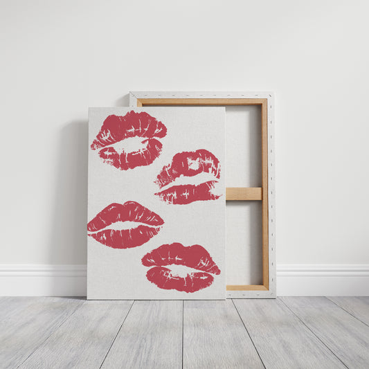 Coral Kisses Paint Modern Romance