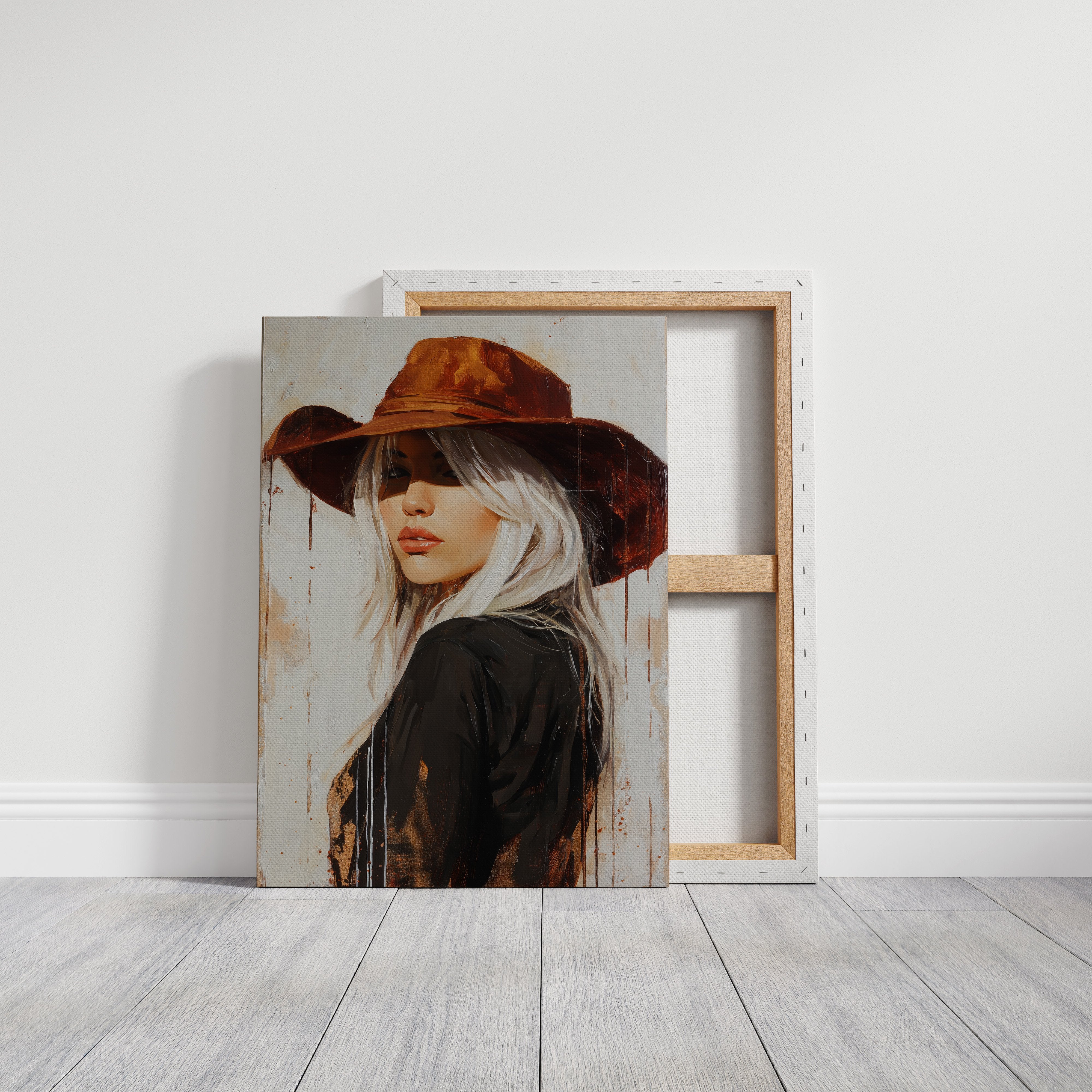 Rust And Platinum Desert Muse