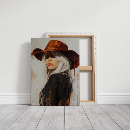 Rust And Platinum Desert Muse