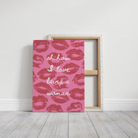 Pink Kisses Paint Sweet Messages
