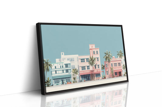 Pastel Dreams Along Ocean Drive