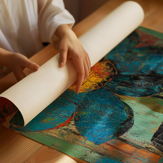 Blue Petals Paint Their Story