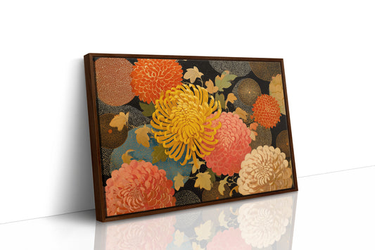 Chrysanthemums Dance In Golden Hour